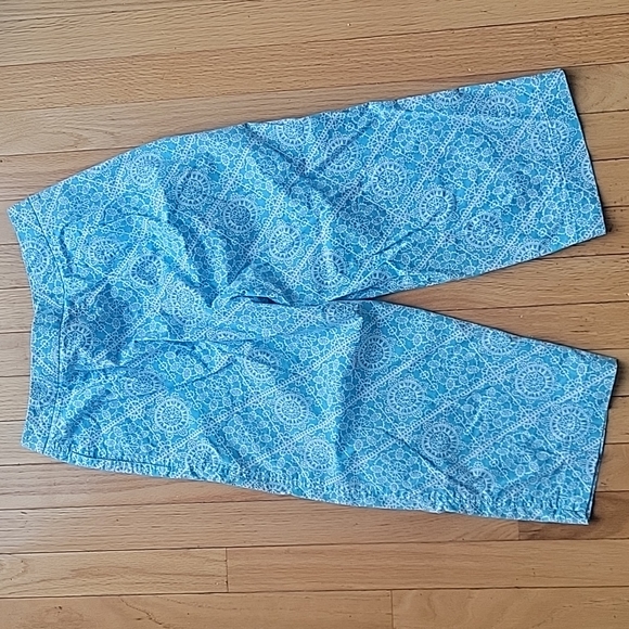 Talbots Blue Patterned Pants - Picture 5 of 5